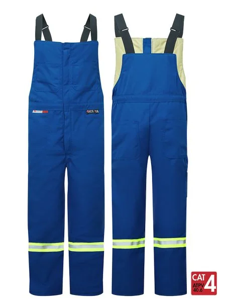 Men's Velcro-Closure Pants for ConvenienceNomex®Essential 6 OZ Insulated Bib Pants - Royal Blue NSB225 Men's Velcro-Closure Pants for ConvenienceNomex®Essential 6 OZ Insulated Bib Pants - Royal Blue NSB225