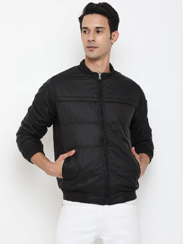 Practical Men's RaincoatsMen Black Jacket