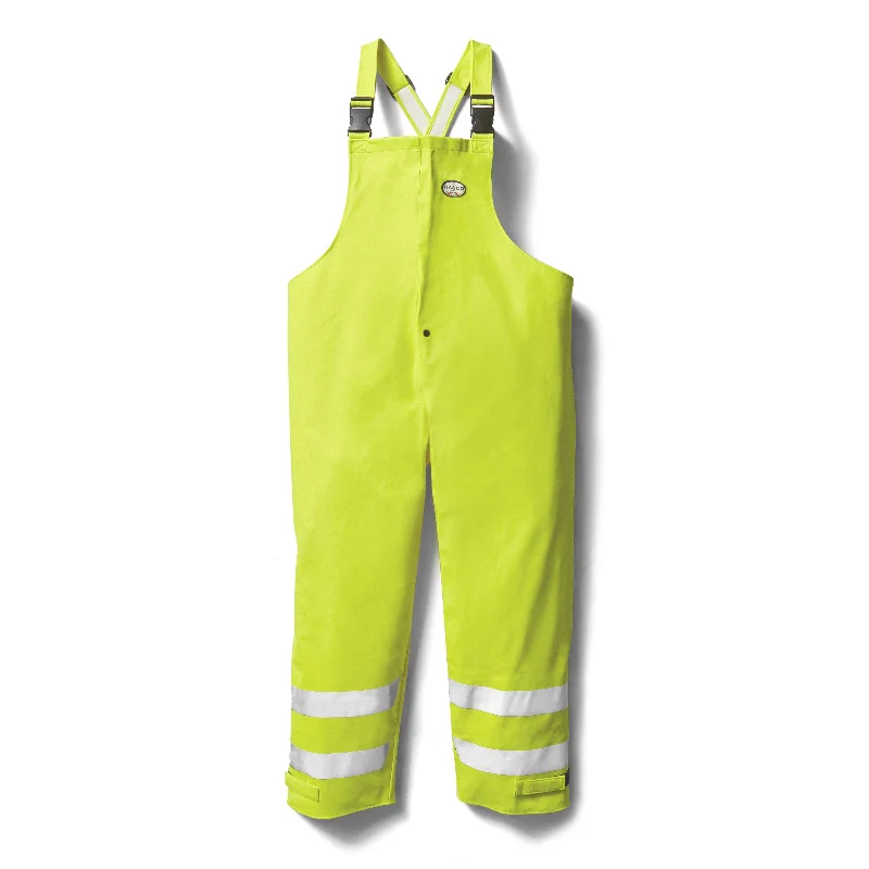 Men's Pants with Water-Resistant FabricRasco FR FR6126YH Hi-Vis Rain Bib Overall