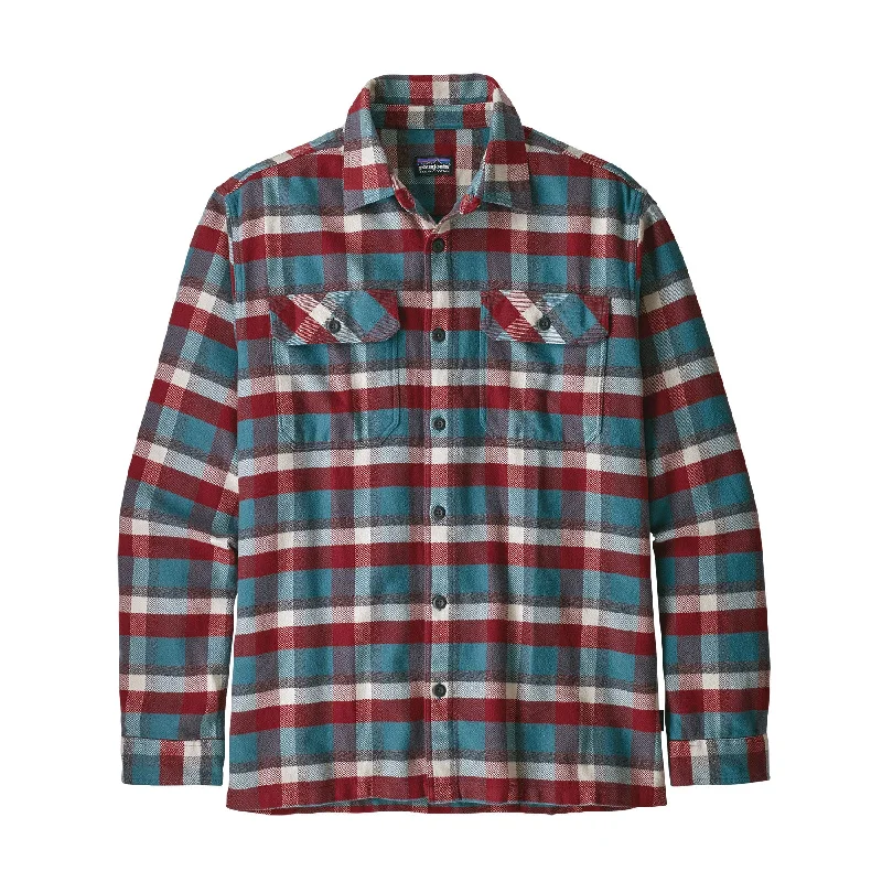 Men's Crew Neck T-Shirts for Everyday WearMen's Long-Sleeved Fjord Flannel Shirt