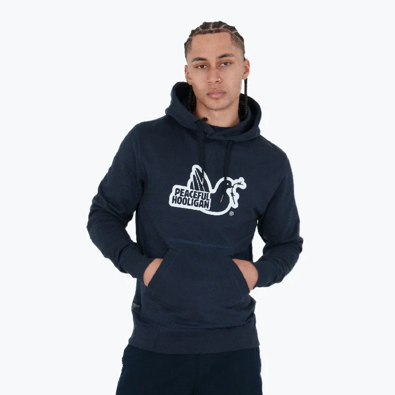 Men's Hoodies for GymOutline Hoodie Navy