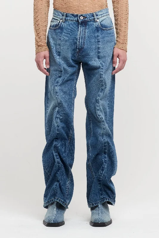 Men's Pants with Welt PocketsY/Project Mens Evergreen Wire Jeans