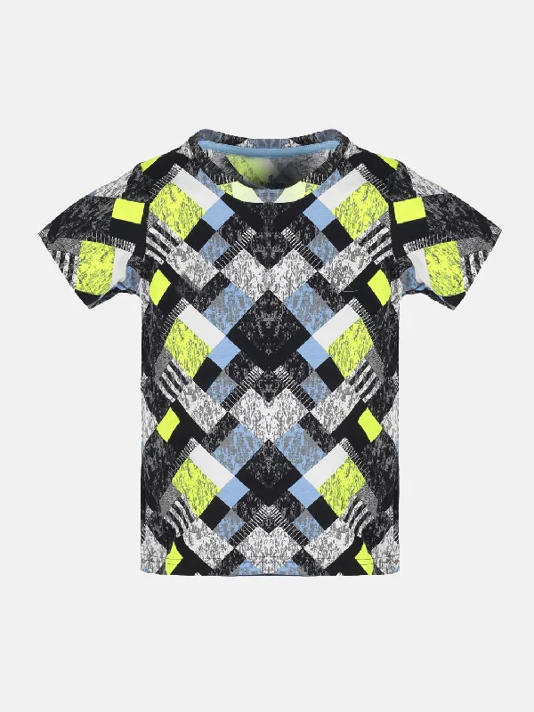Men's Shirts with CollarsBoys AOP Round neck tee
