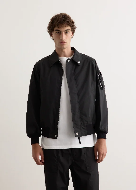 Men's Coats with Reflective StripesCotton Dry Oil Weather Jacket
