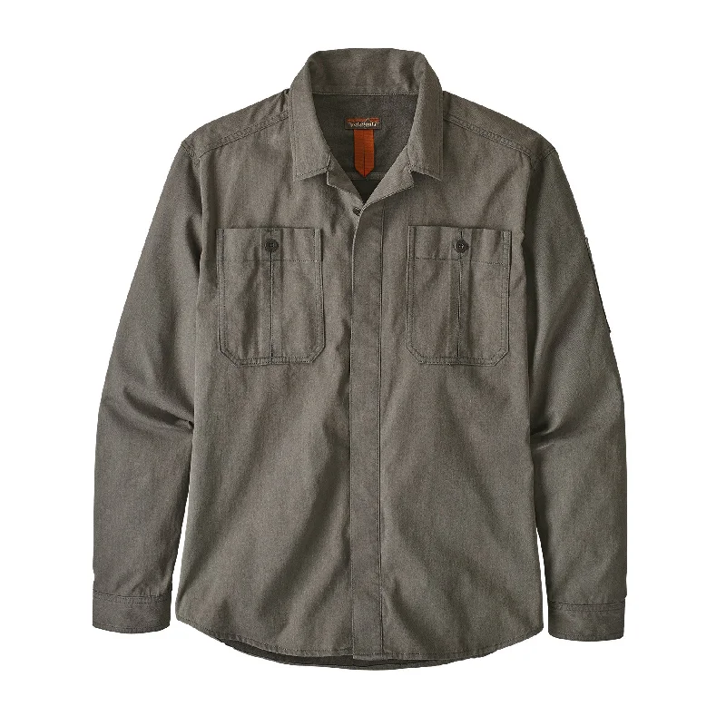 Men's Regular-Fit Shirts for a Classic FitM's Long-Sleeved Shop Shirt