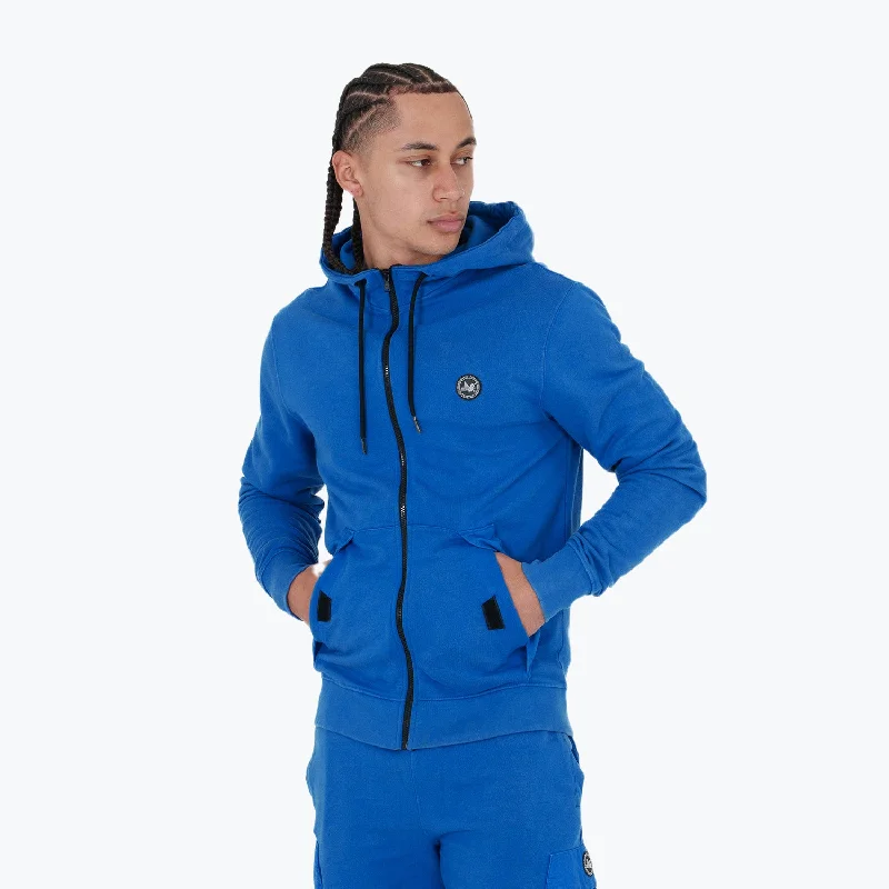 Men's Hoodies with Contrast Fabric PanelsSiege Hoodie Cobalt
