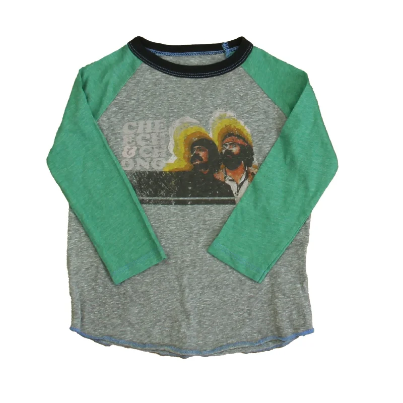 Men's Shirts with Patchwork SleevesRowdy Sprout Boys Green | Gray Cheech & Chong Long Sleeve T-Shirt Men's Shirts with Patchwork SleevesRowdy Sprout Boys Green | Gray Cheech & Chong Long Sleeve T-Shirt