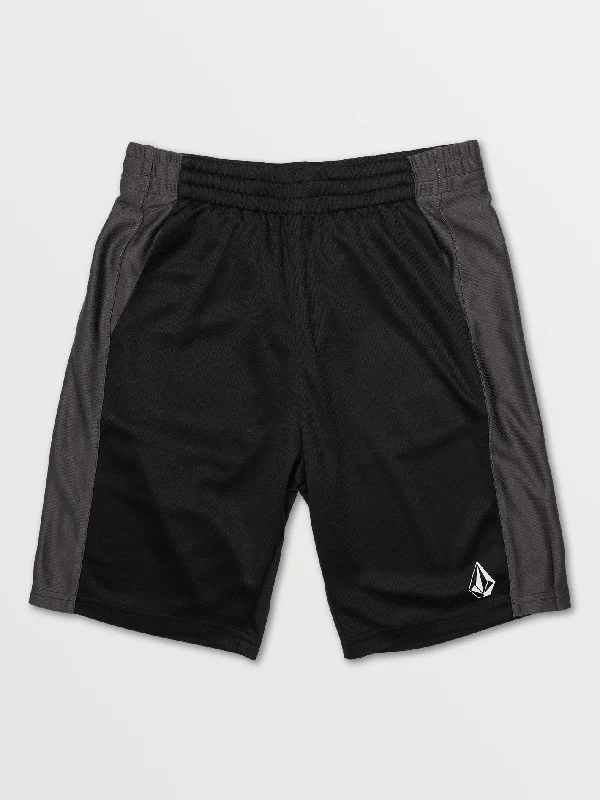 Men's Swim Trunks for SwimmingBig Boys Cawloon Mesh Elastic Waist Short - Black
