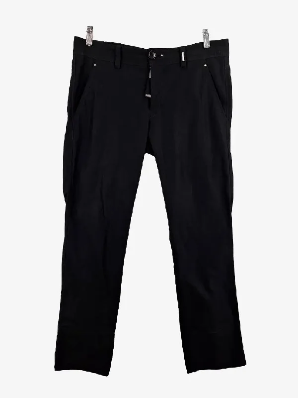 Yoked Back Men's JeansHigh Use Edgy Chunky Zip Jeans Size 14