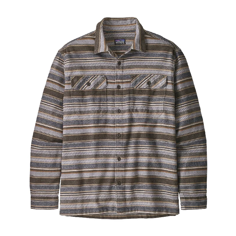Men's Pattern-Play Shirts for a Fun TwistMen's Long-Sleeved Fjord Flannel Shirt