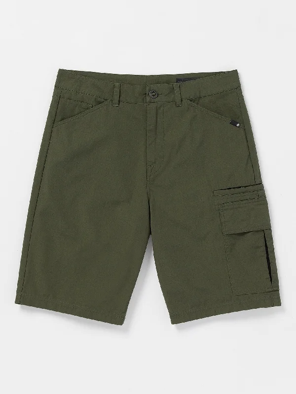 Men's Tapered Pants for a Slimming EffectGrand Fang Cargo Shorts - Squadron Green