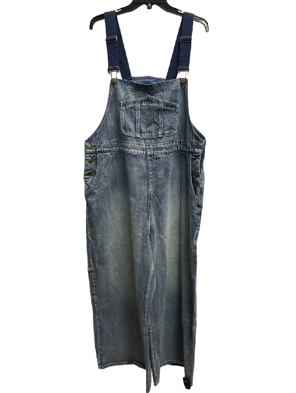 Men's High-Waisted Pants for a Retro StyleOveralls By cider Size: 1x