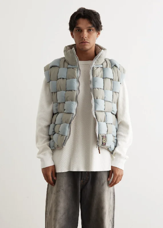 Men's Coats for All SeasonsRipstop Nylon KEEL-WEAVING Vest