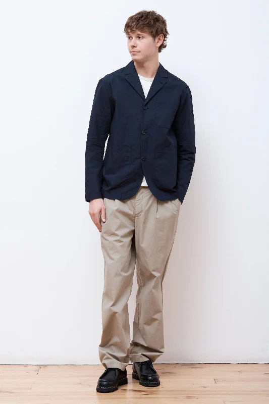 Men's Coats with Breathable FabricNilas Typewriter Work Jacket Dark Navy