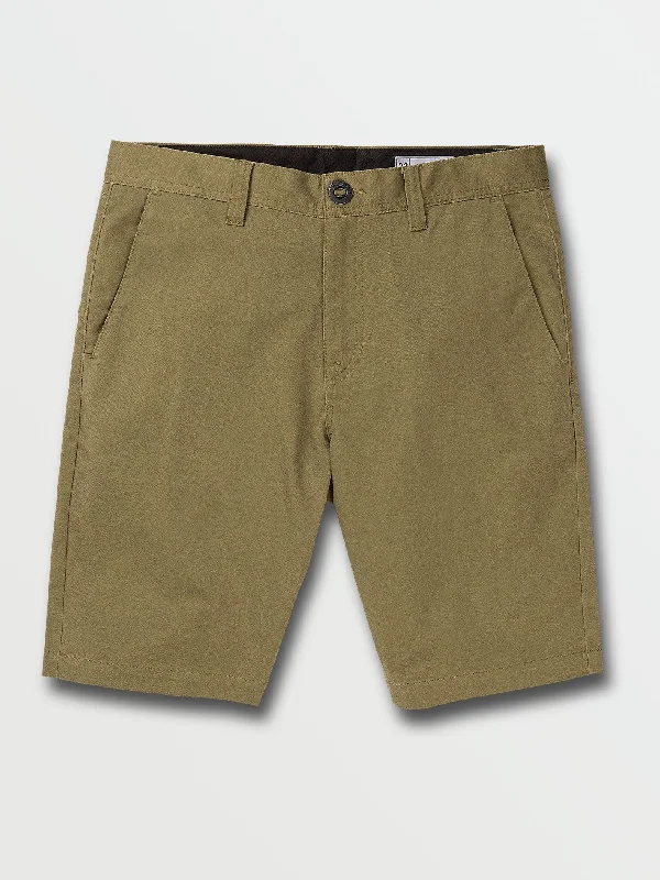 Men's Pants with Slant PocketsFrickin Modern Stretch Shorts - Martini Olive