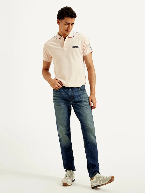 Elegant Straight-Leg Men's JeansMen's 512 Slim Tapered Fit Blue Jeans