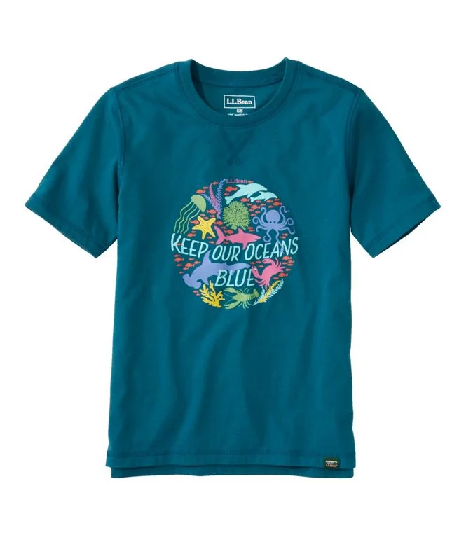 Men's Shirts with Logo EmbossmentsOrganic Short Sleeve Tee Little Kids'