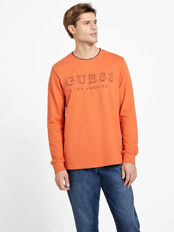 Men's Shirts with Surplice HemlinesKalico Logo Long-Sleeve Tee