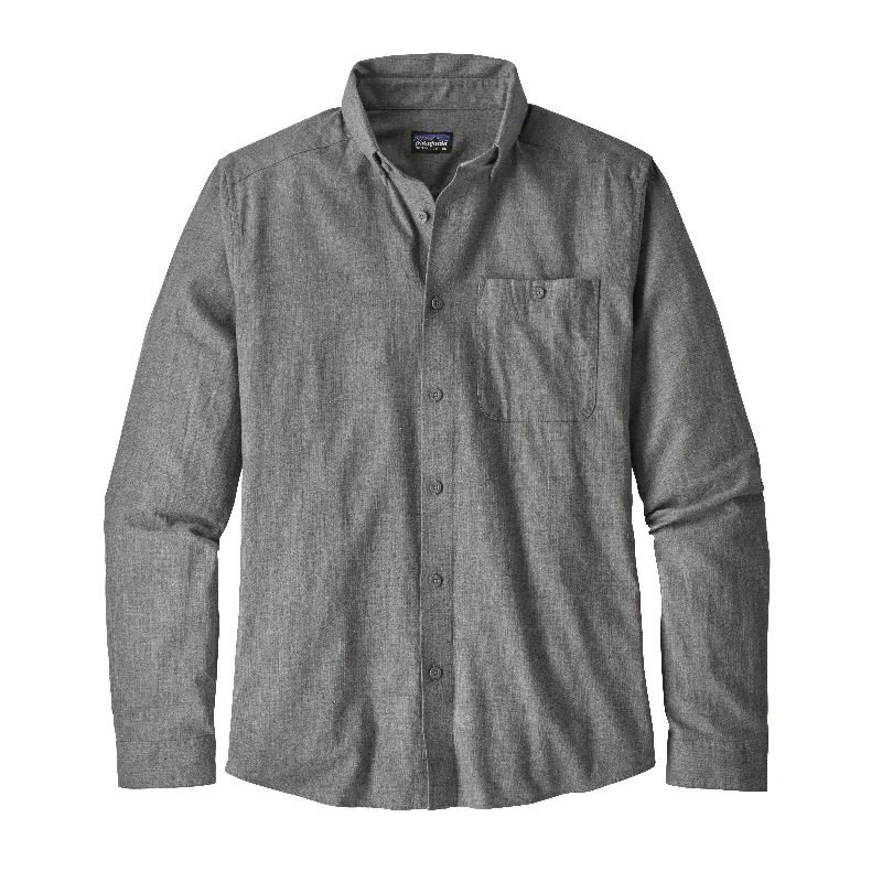 Men's Breathable Shirts for Warm ClimatesM's Long-Sleeved Vjosa River Pima Cotton Shirt Men's Breathable Shirts for Warm ClimatesM's Long-Sleeved Vjosa River Pima Cotton Shirt