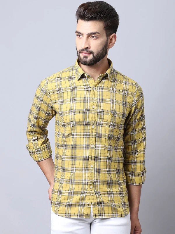 Men's Stain-Resistant Shirts for Mess-Free WearMen's Mustard Casual Medium Checks Full Sleeve Shirt Men's Stain-Resistant Shirts for Mess-Free WearMen's Mustard Casual Medium Checks Full Sleeve Shirt