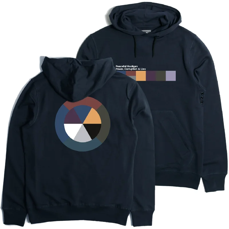 Men's Hoodies for SnowshoeingPower Corruption Lies Hoodie Navy