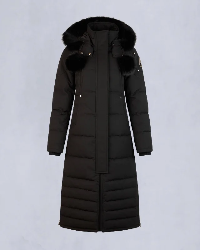 BLACK WITH BLACK FOX FUR