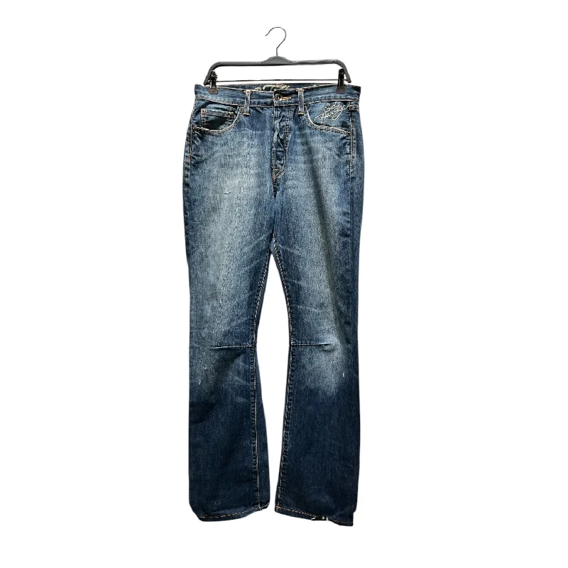 Men's Straight-Leg JeansED HARDY/Straight Pants/31/Denim/BLU/