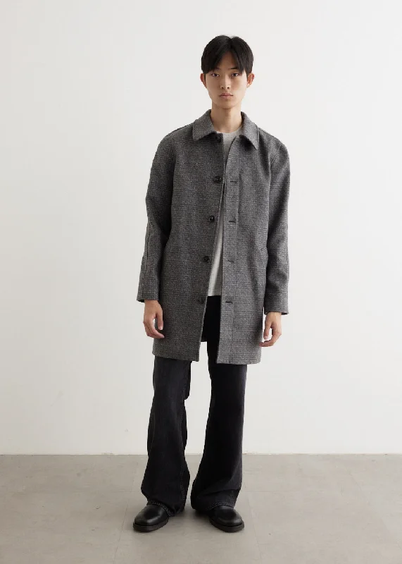 Men's Coats with Contrast StitchingNew Pete Coat