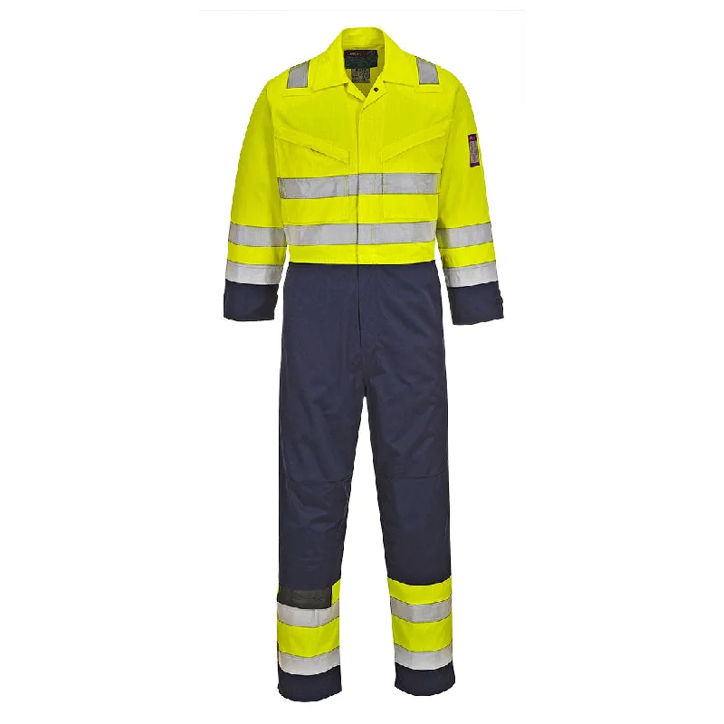 Casual Men's ChinosPortwest MV28 Hi Vis Modaflame Coveralls - Flame Retardant