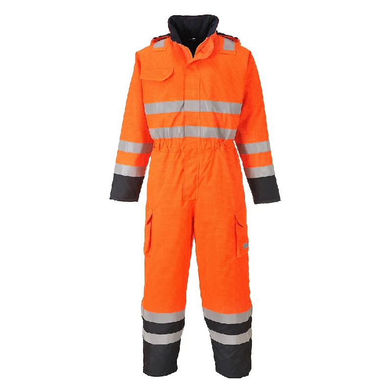 Men's Board Shorts for SurfingPortwest S775 Bizflame Rain Hi Vis Multi-Protection FR Coveralls