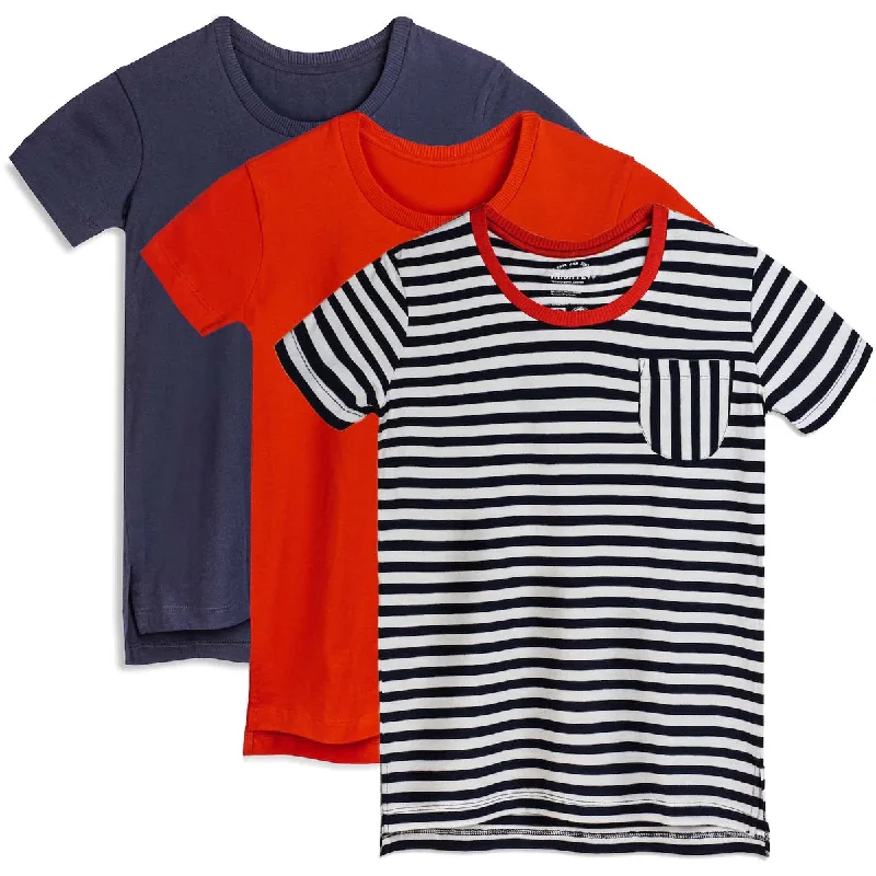 Men's Shirts with Pleated HemlinesMightly Girls Kids Americana T-Shirt
