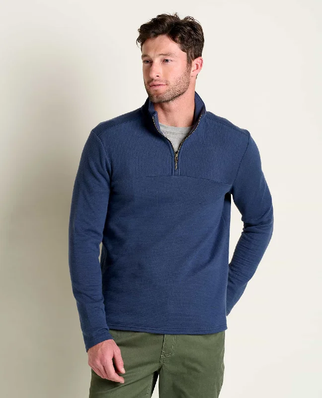 Men's Sweaters with Belt LoopsMoonwake 1/4 Zip Pullover