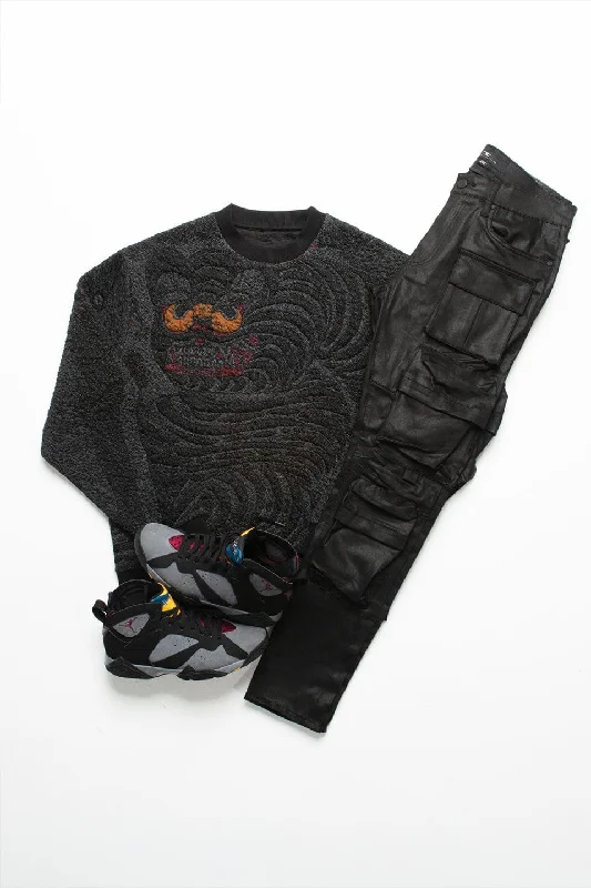 Fashionable Men's JeansBlack Dragon Mercenary Bling Bundle