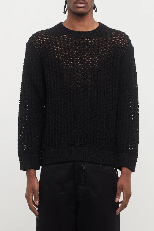 Men's Elastic-Waisted Pants for Easy MovementJunya Watanabe MAN Textured Sweater