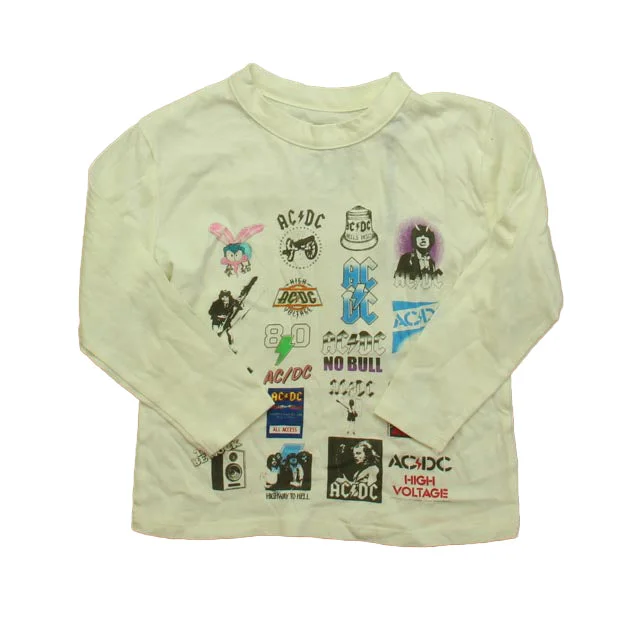 Layered Men's VestsChaser Boys Ivory AC DC Long Sleeve T-Shirt
