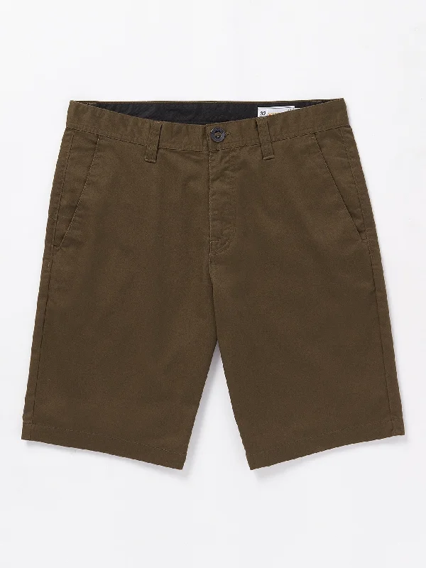 Men's Unique and Designer Bottom Wear for a Statement LookFrickin Modern Stretch Chino Shorts - Dark Earth