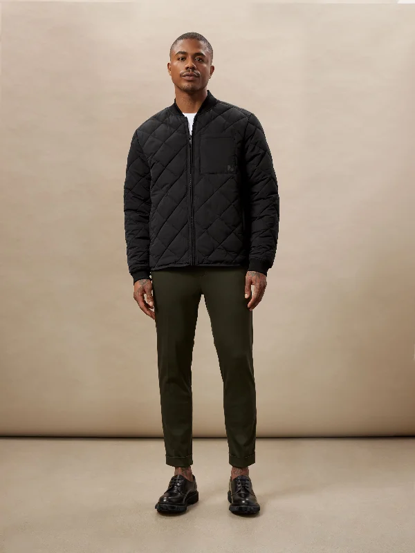 Casual Men's Bomber JacketsThe Skyline Reversible Bomber in Black