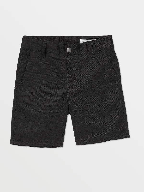 Men's Pants with Stretchable Fabric for FlexibilityLittle Boys Frickin Chino Shorts - Black