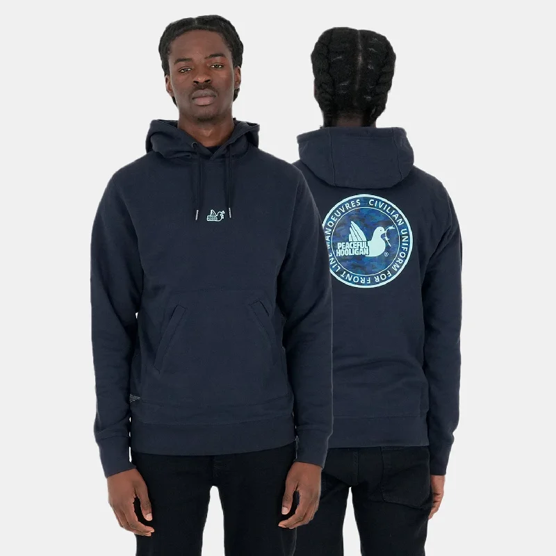 Best Men's Pullover HoodiesCU Camo Hoodie Navy