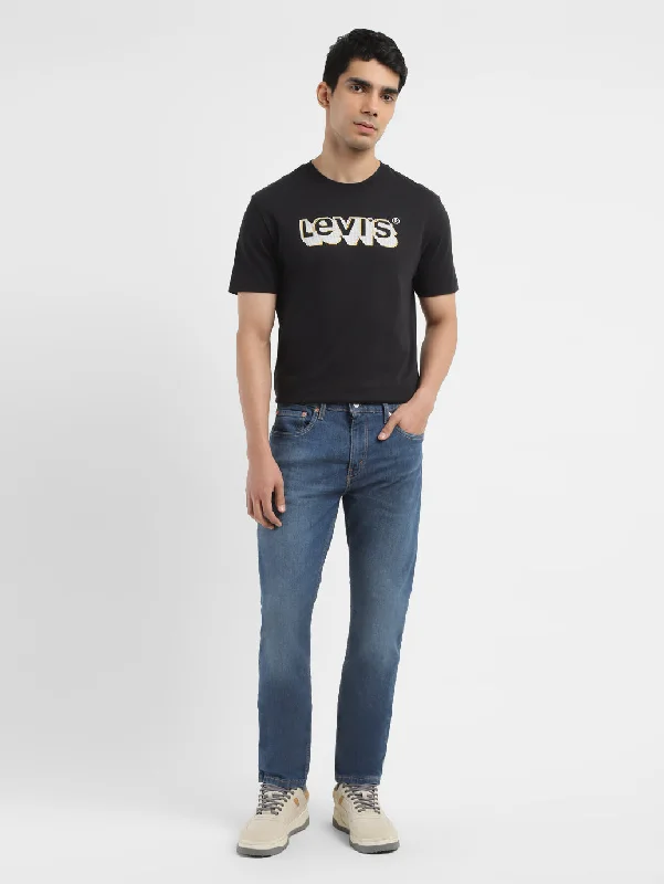 Modern Ripped and Distressed Men's JeansMen's 512 Dark Blue Slim Tapered Fit Jeans Modern Ripped and Distressed Men's JeansMen's 512 Dark Blue Slim Tapered Fit Jeans