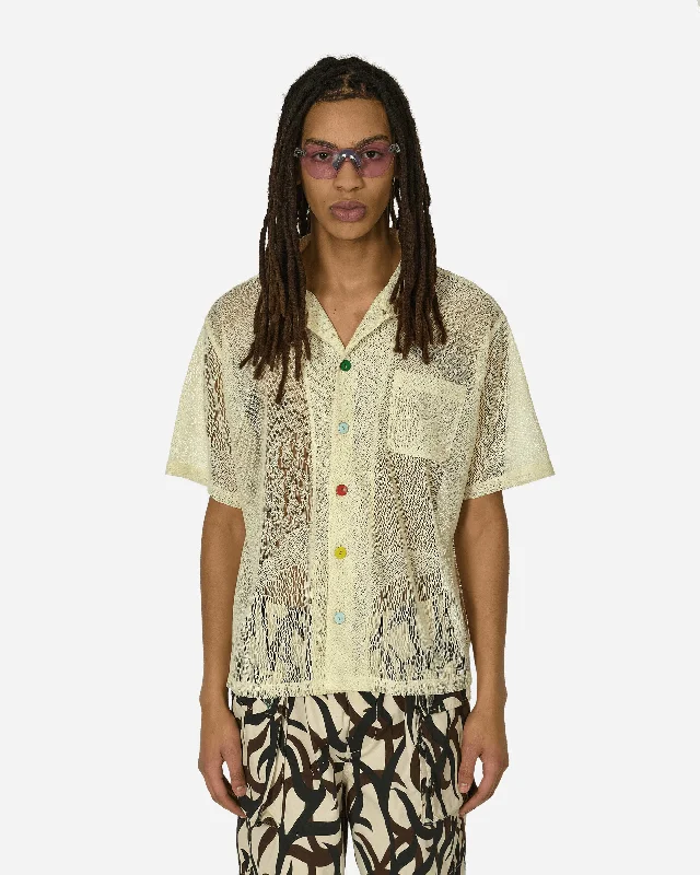 Men's Short-Sleeve Shirts for Warm WeatherEngineered Mesh Button Shirt Natural