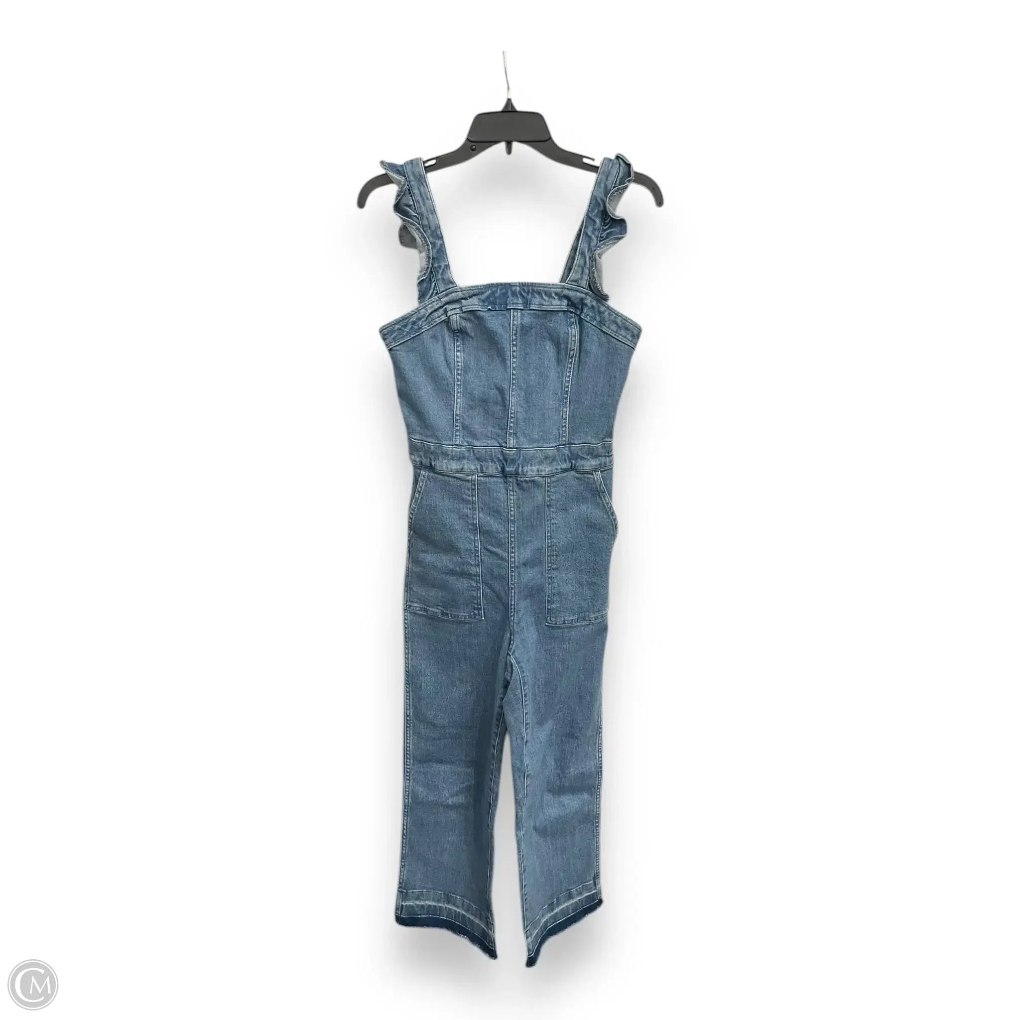 Men's Pants with Turn-Up CuffsOveralls By Madewell In Blue Denim, Size: Xs