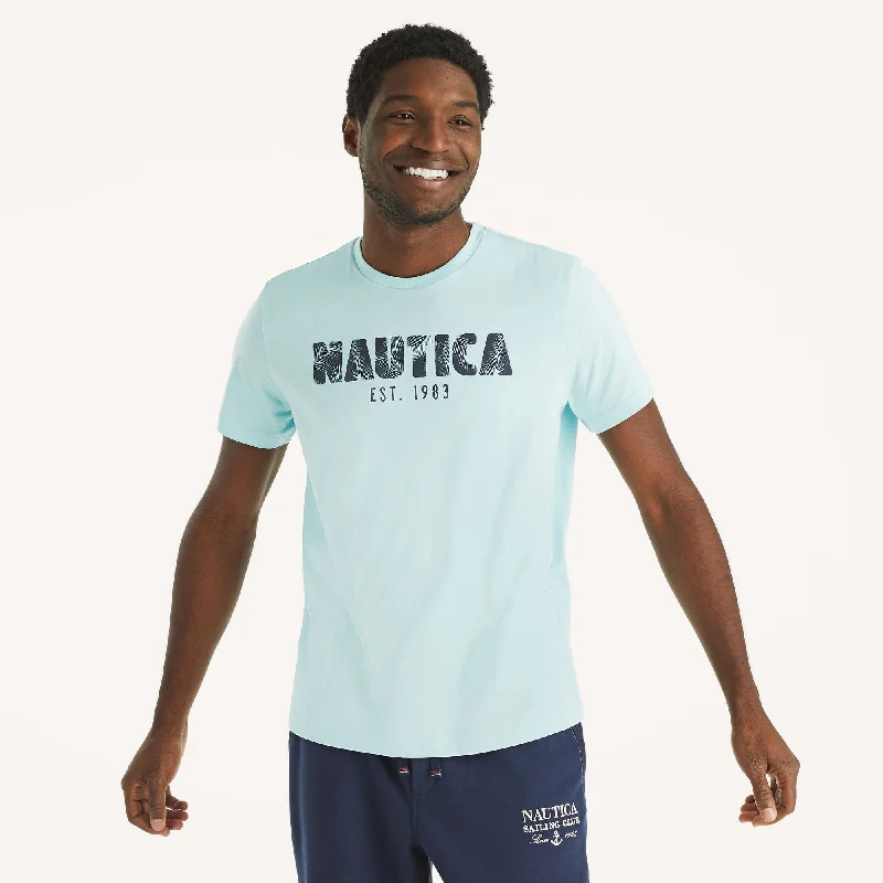 Men's Shirts with Adjustable CuffsNautica Mens 1983 Graphic T-Shirt