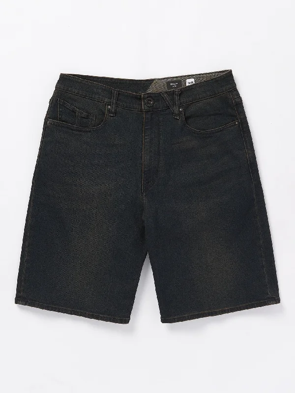 Men's Pants with Hidden PocketsBillow Denim Shorts - Dirt Track