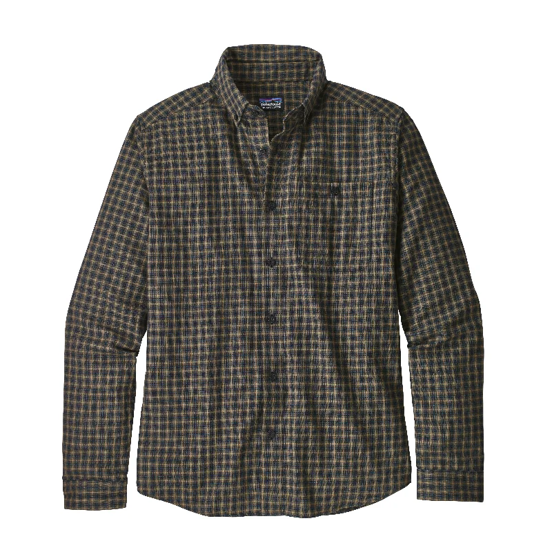 Men's Dressy Casual Shirts for Smart-Casual EventsM's Long-Sleeved Vjosa River Pima Cotton Shirt Men's Dressy Casual Shirts for Smart-Casual EventsM's Long-Sleeved Vjosa River Pima Cotton Shirt