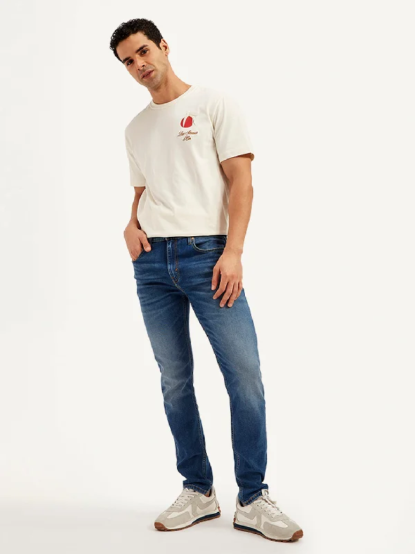 Casual Ripped Men's JeansMen's 512 Slim Tapered Fit Blue Jeans