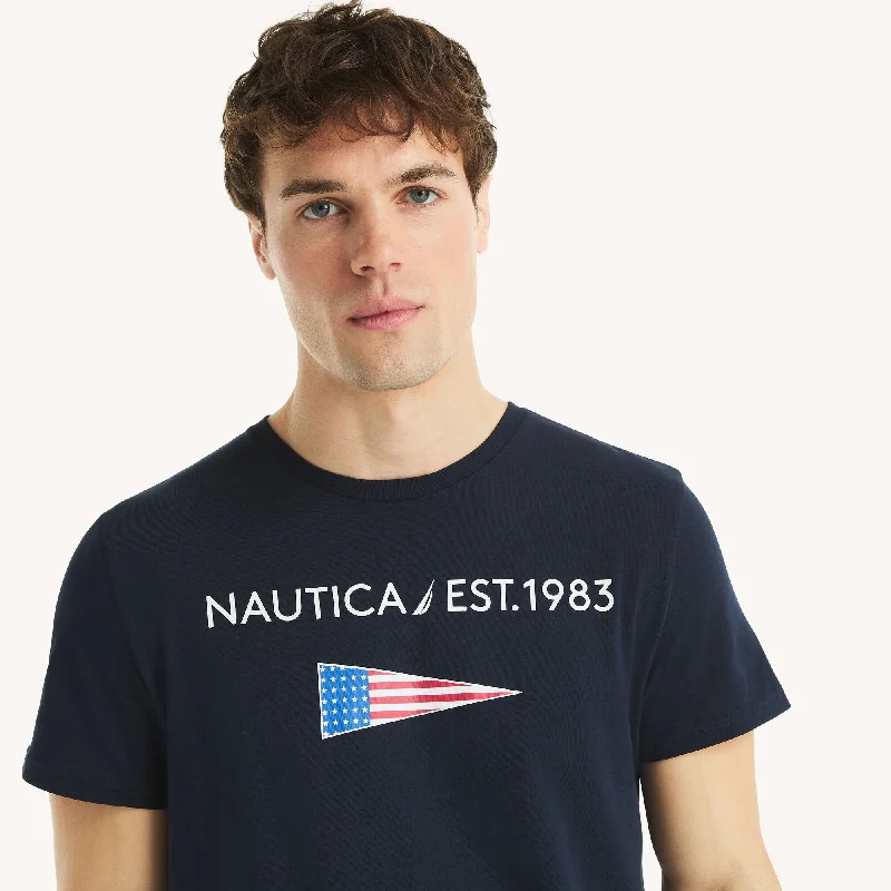 Men's Shirts with TiesNautica Mens 1983 Graphic T-Shirt