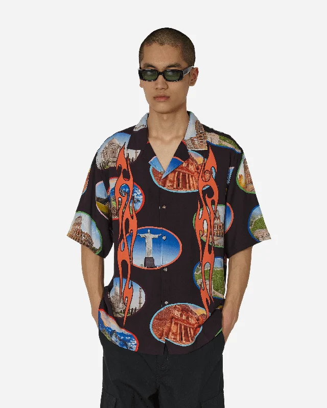 Men's Custom Dress Shirts for a Personalized Fit7 Wonder Camp Shirt Black