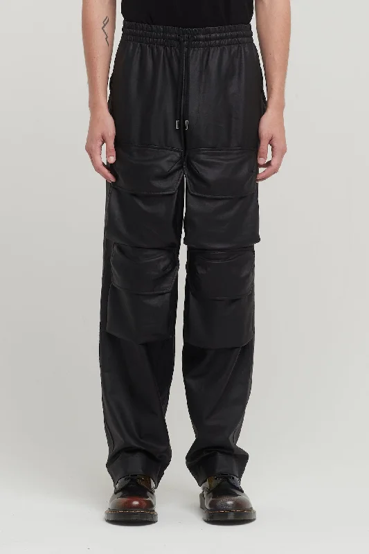 Men's Pants with Contrast Fabric PanelsDries Van Noten Hesby Cargo Pants