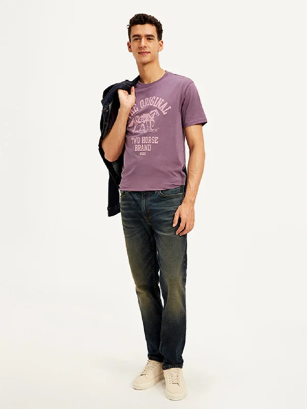 Men's Jeans with Embroidered LogosMen's 511 Slim Fit Navy Jeans